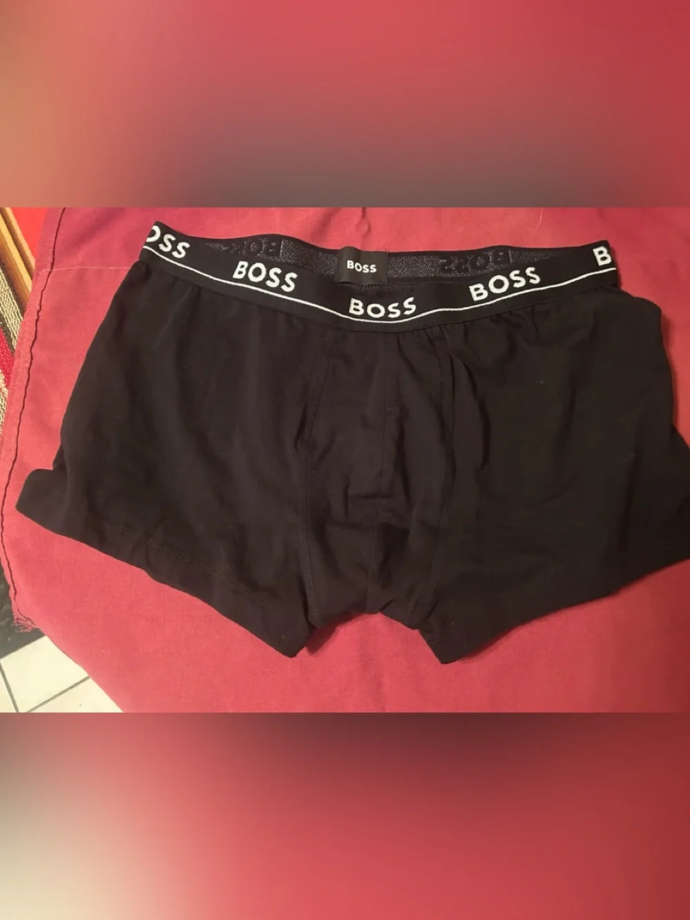 Men’s Boss Power Stretch Black Boxer Briefs X Large